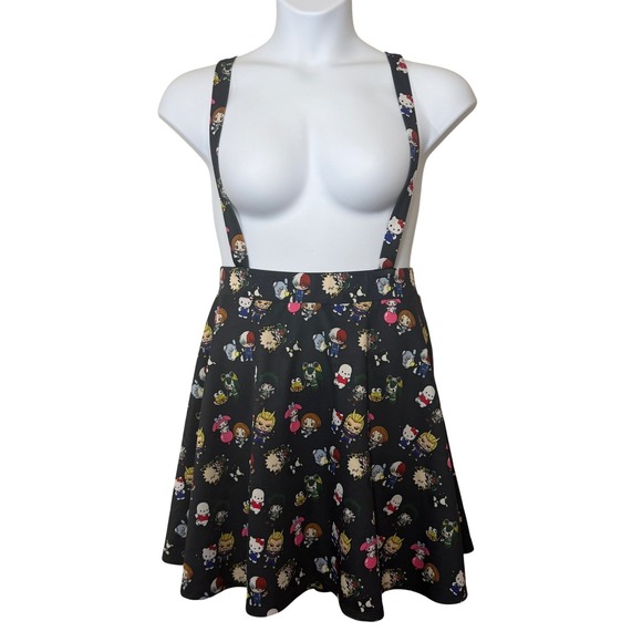 Hello Kitty Suspender Skirt Womens 2X Kawaii Anime Skater Nerdcore Hot Topic - Picture 4 of 12